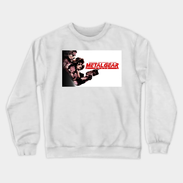 Metal Gear Solid - MGS Crewneck Sweatshirt by Zalbathira